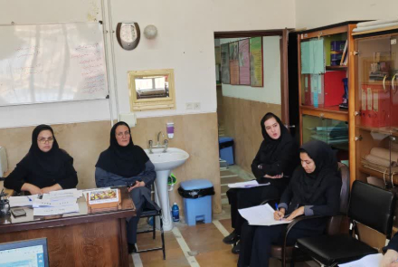 بازدید مدیریتی کارشناسان فنی مرکز بهداشت استان از شبکه بهداشت و درمان دهاقان- آبان 1404