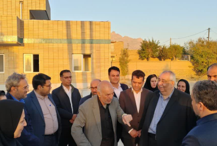 بازدید ریاست محترم دانشگاه علوم پزشکی اصفهان از بیمارستان شهدای دهاقان و شبکه بهداشت و درمان-آبان 1404