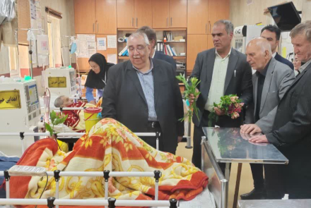 بازدید ریاست محترم دانشگاه علوم پزشکی اصفهان از بیمارستان شهدای دهاقان و شبکه بهداشت و درمان-آبان 1404