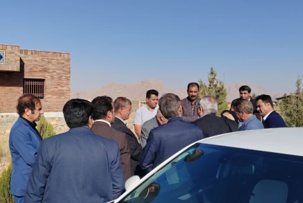 بازدید ریاست محترم دانشگاه علوم پزشکی اصفهان از بیمارستان شهدای دهاقان و شبکه بهداشت و درمان-آبان 1404