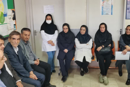 بازدید ریاست محترم دانشگاه علوم پزشکی اصفهان از بیمارستان شهدای دهاقان و شبکه بهداشت و درمان-آبان 1404