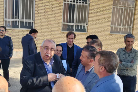 بازدید ریاست محترم دانشگاه علوم پزشکی اصفهان از بیمارستان شهدای دهاقان و شبکه بهداشت و درمان-آبان 1404